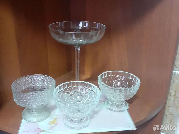 Стеклянная посуда 50- 70 годов
