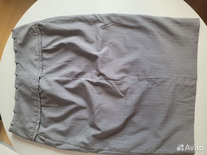 Юбка карандаш серая 46