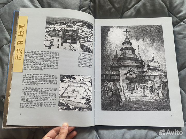 Книга на китайском языке про Байкал сувенир