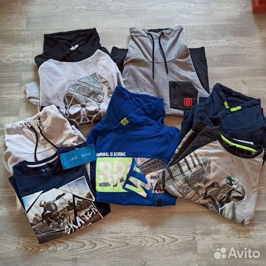 Толстовка для мальчика 158 пакет вещей футболка