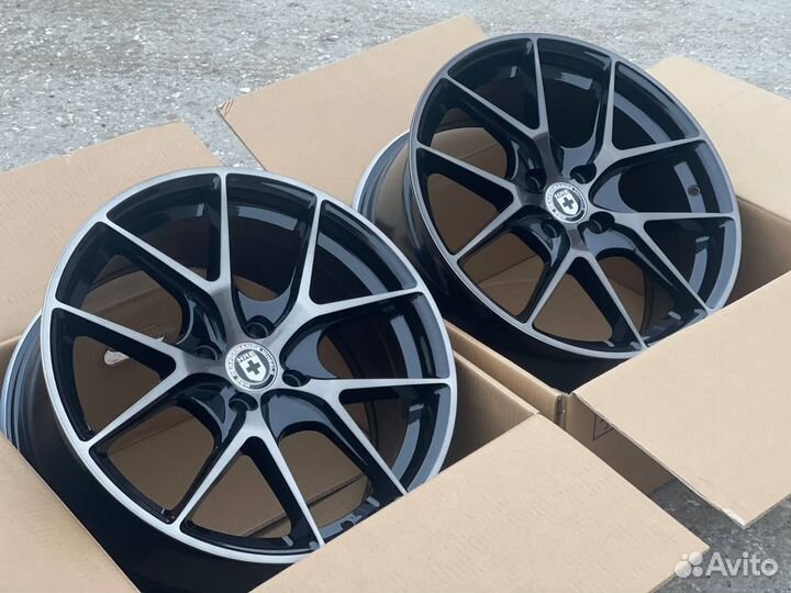 Диски R 17 4*100 ет 40 HRE Чёрные с матовой полировкой
