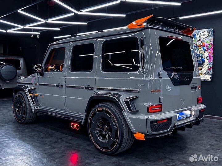 Губа на бампер для Mercedes G63