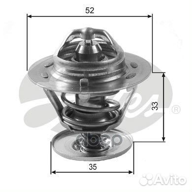 Термостат Ford Focus, Mondeo,Scorpio V6 TH12588
