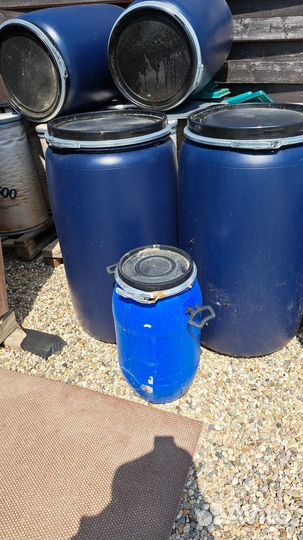 Бочки пластиковые 227 литров пищевые