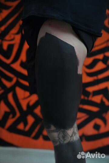 Блэкворк татуировка