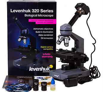 Микроскоп цифровой Levenhuk D320L plus, 3,1 Мпикс