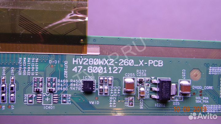 HV280WX2-260 X-PCB 47-6001127
