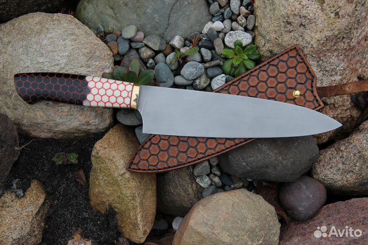 Кухонный нож, ручная работа