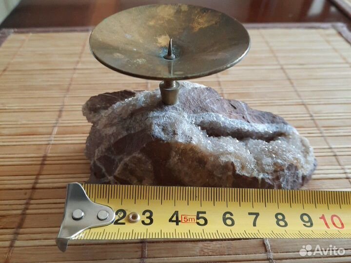 Аметист СССР и подсвечник из аметиста СССР