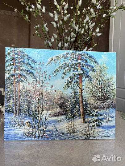 Картина маслом на холсте пейзаж