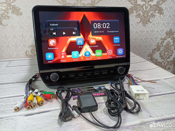 Магнитола Mitsubishi Pajero sport L200