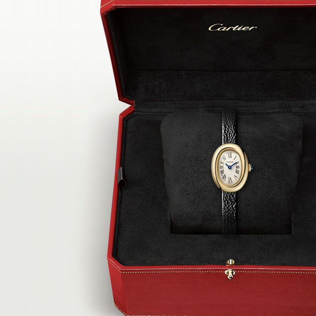 Часы Cartier Baignoire оригинал на ремне