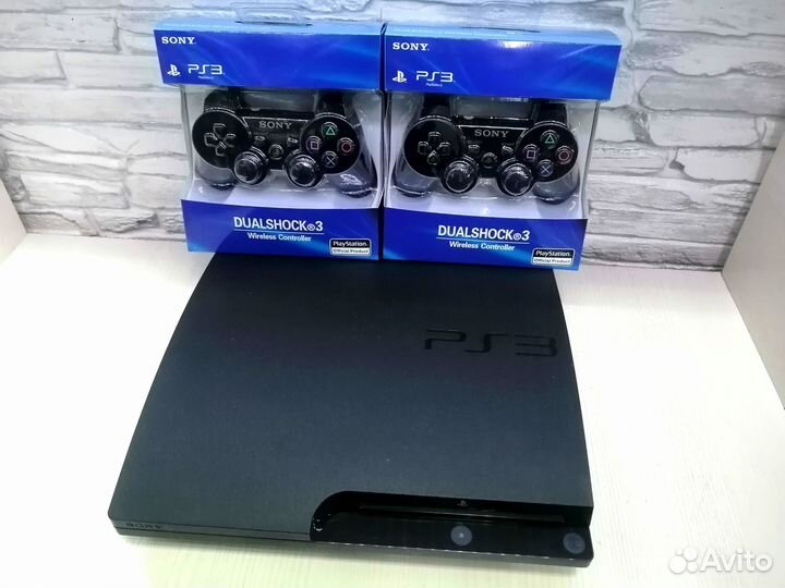 PS3 320GB (30игр ps3+30игр ps1)