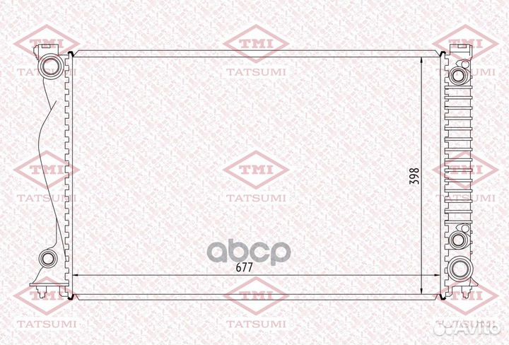 Радиатор системы охлаждения TGA1073 tatsumi