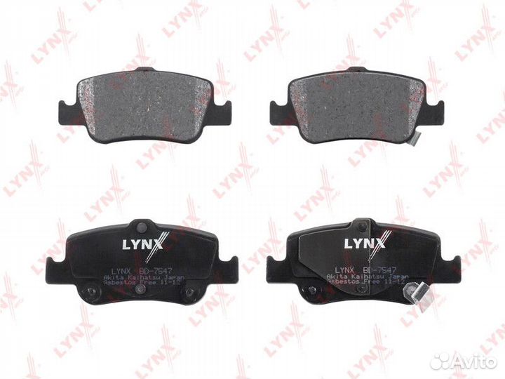 Колодки дисковые lynxauto BD-7547