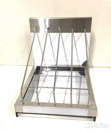 Полка для досок из нержавейки