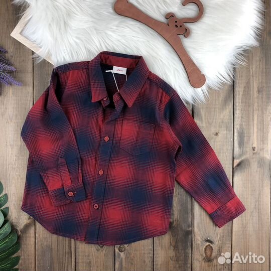 Рубашка в клетку для мальчика Германия