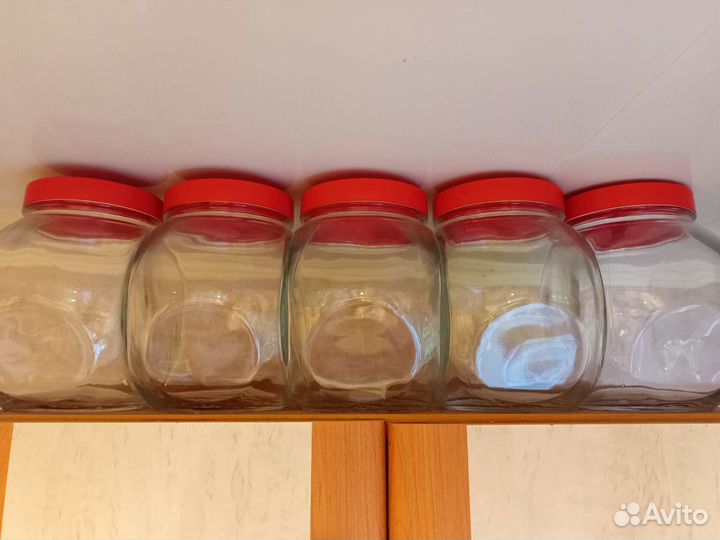 Банки для сыпучих продуктов стекло