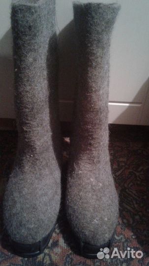 Валенки на резиновой подошве