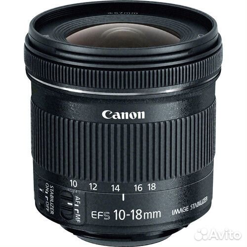 Объектив Canon EF-S 10-18mm f/4.5-5.6 IS STM