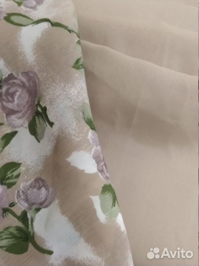 Отрез ткани креп-шифон