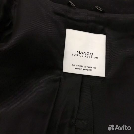 Шерстяное пальто Mango