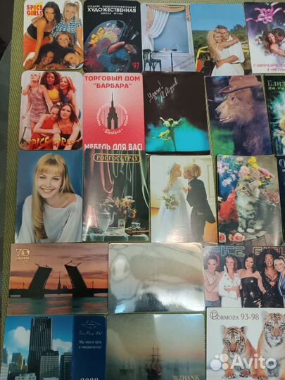 Календарики 90х