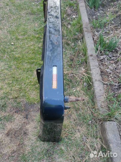 Усиленный задний бампер toyota land cruiser prado