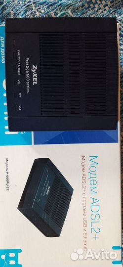 Модем Zyxel adsl2+ P-660RU EE