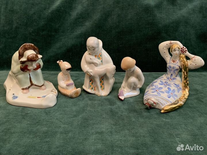 Фарфоровые статуэтки времен СССР