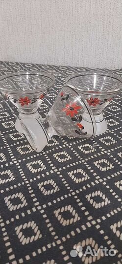 Рюмки цветное стекло СССР