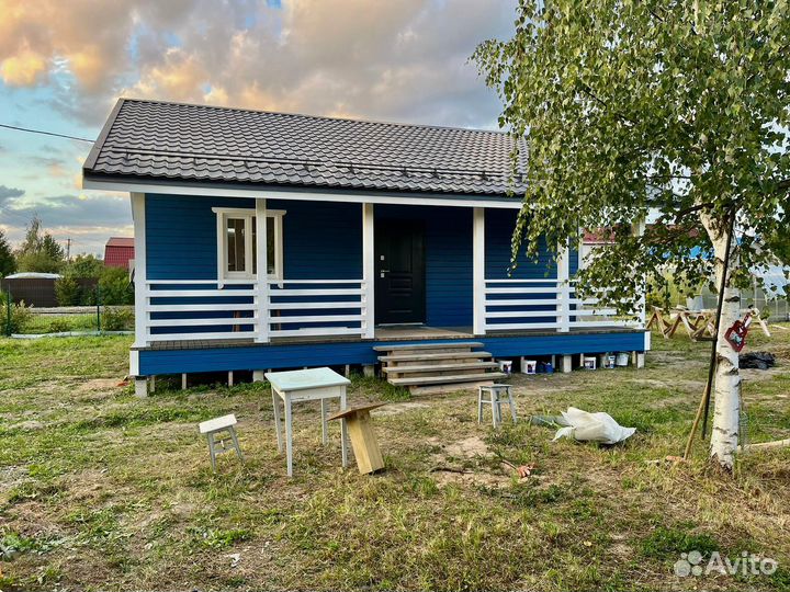 Каркасный дом 8х8
