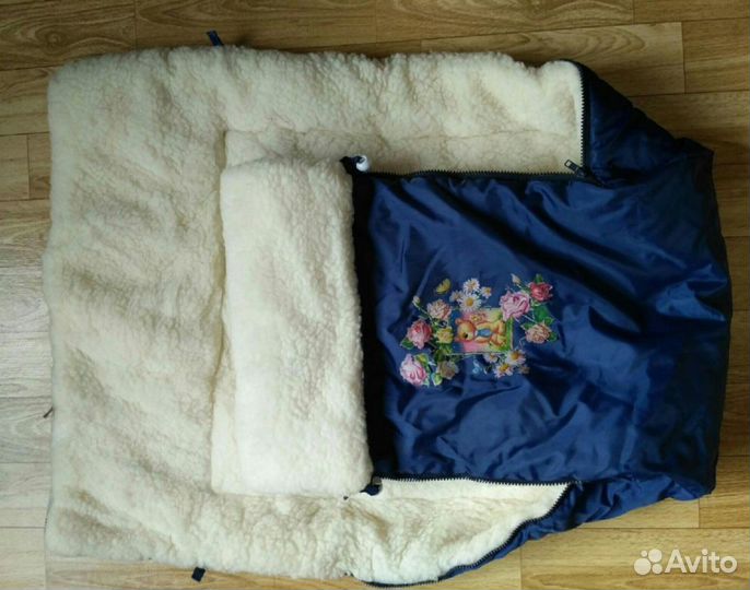 Конверт в коляску + варежка на ручку