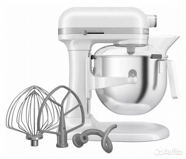 Миксер планетарный kitchenaid 5KSM55sxxewh белый