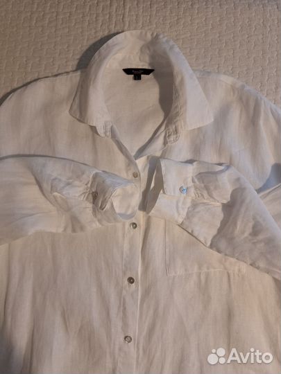 Рубашка женская лён Massimo dutti