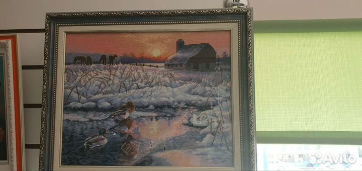 Готовая вышивка крестом