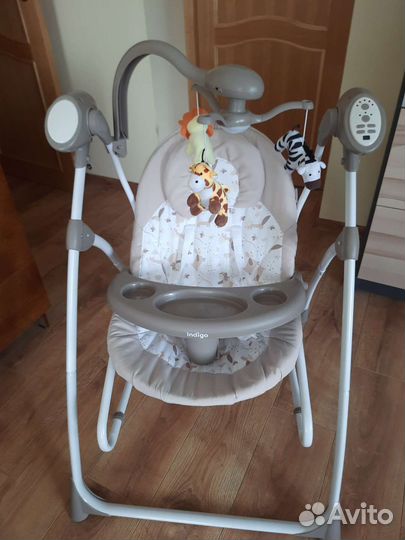 Электрокачели шезлонг Indigo misty 2 в 1