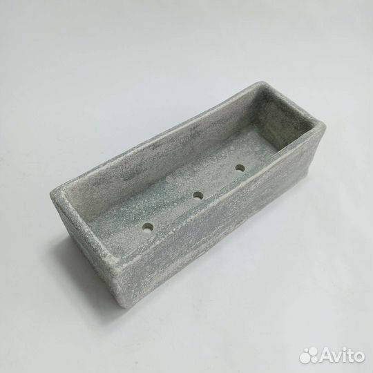 Керамический горшок прямоугольный лофт