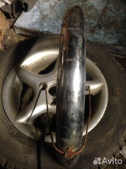 Крылья на велосипед форвард перед и зад хром