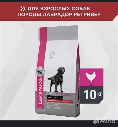 Корм для крупных собак