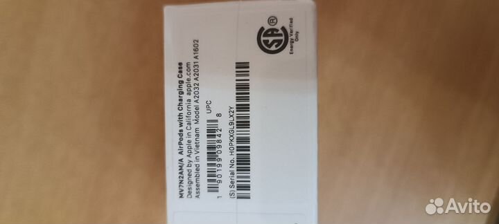 Наушники AirPods 2 поколения