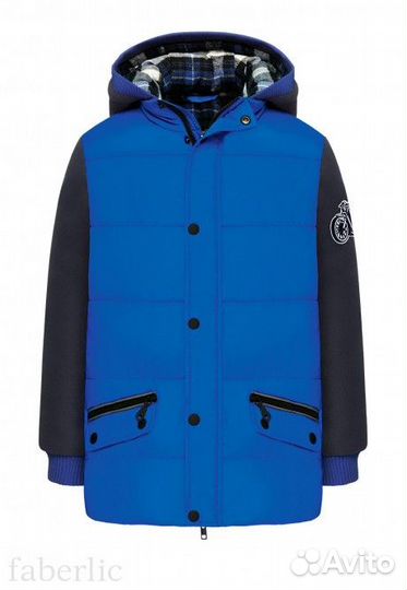 Утепленная куртка для мальчика 122 рост Faberlic н