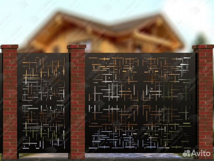 Забор металлический