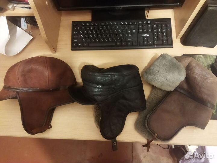 Мужская зимняя шапка из овчины