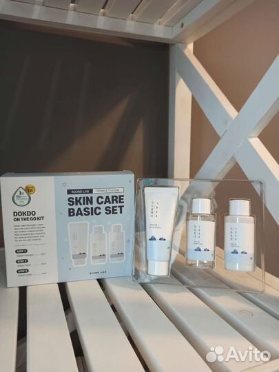 Набор Round lab 1025 Dokdo пенка+тонер+лосьон