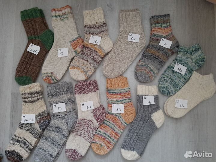 Носки вязаные ручной работы