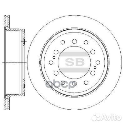 Диск тормозной Lexus GX, Toyota Land Cruiser Pr