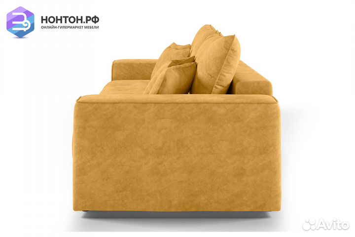 Диван еврокнижка Конте желтый