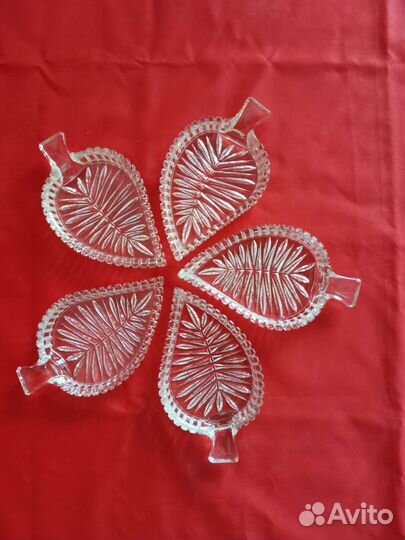 Ваза Хрустальная на ножке. СССР