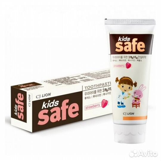 Паста зубная lion Kids safe 3-12 лет детская со вк